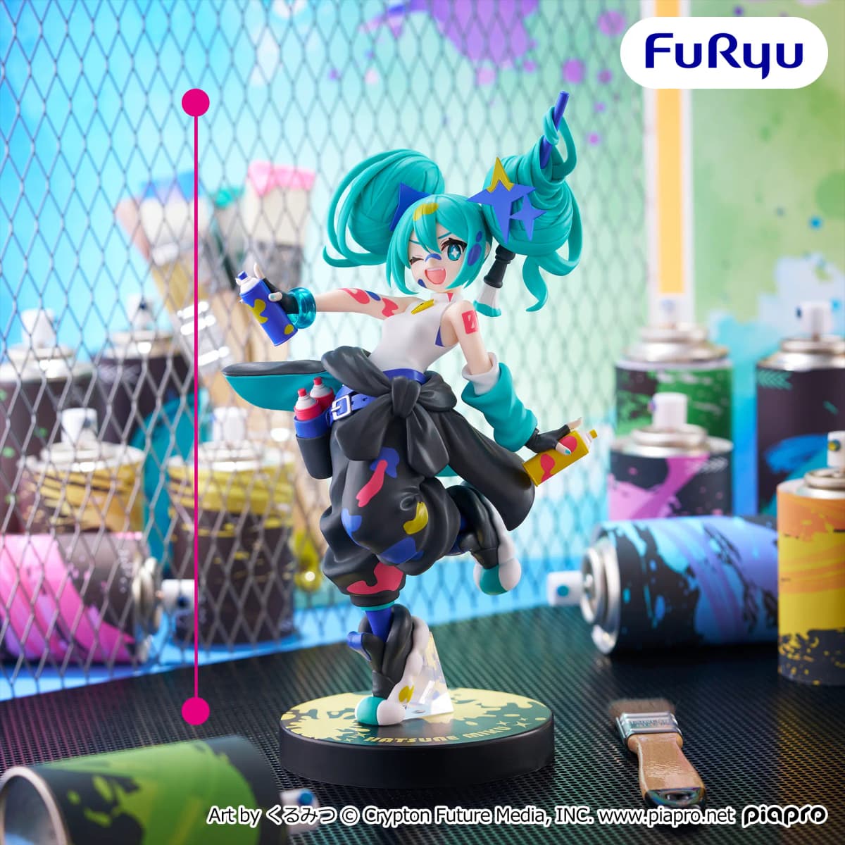 初音ミクシリーズ ムチュートフィギュアーペイントガール Another color ver.ー