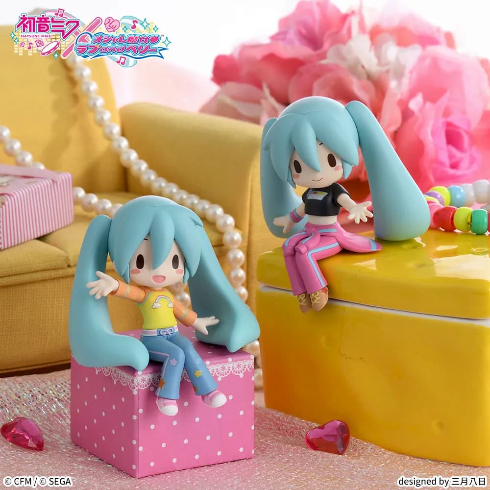 初音ミク×オシャレ魔女 ラブ and ベリー ふわぷち ちょこのせ ミニフィギュア“初音ミク”